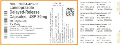 Label (70934 423 30   Rev A 08 19)